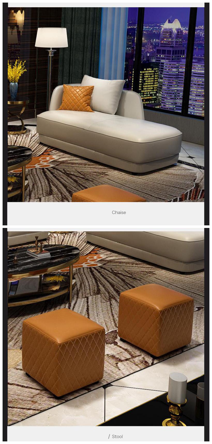 Wholesale Sponge Postmodern 7 Seater Bedroom Sofa