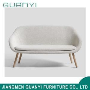 Simpe Wooden Hotel Furniture Two Loveseat Sofa