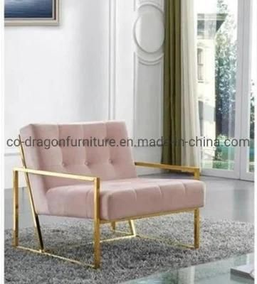 Modern Living Room Sofa Chair Steel Frame Lounge Sofa Chair