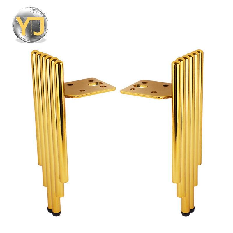 Gold Color Latest Design Corner Sofa Furniture Table Legs