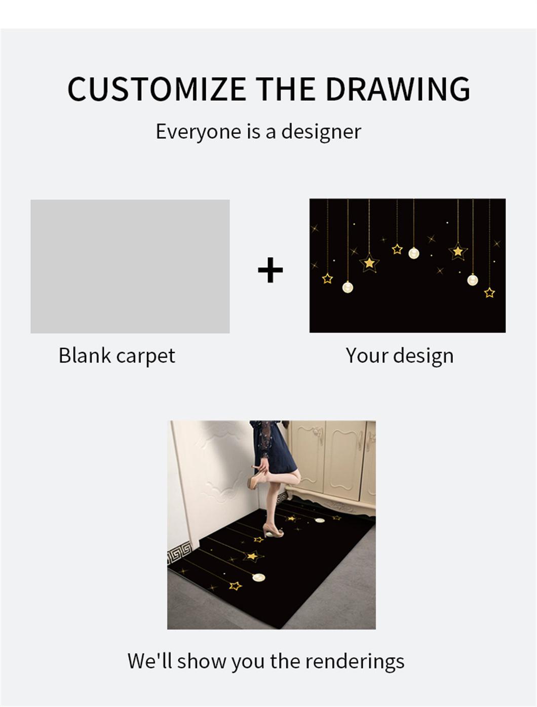 Mnk Handtufted Sofa Carpet Custom Design Family Living Room Rug