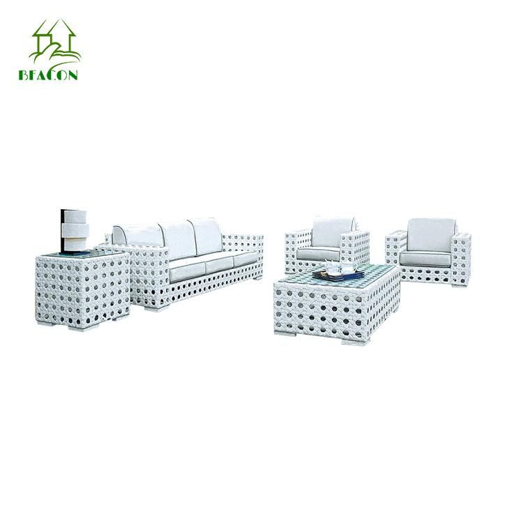 Outdoor Synthetic Rattan Garden Classic Patio Sofa Furniture Set