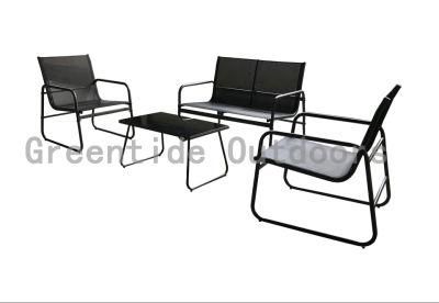 Hot Sale Outdoor Garden Furniture Textilene Chair Patio Sofa Sets