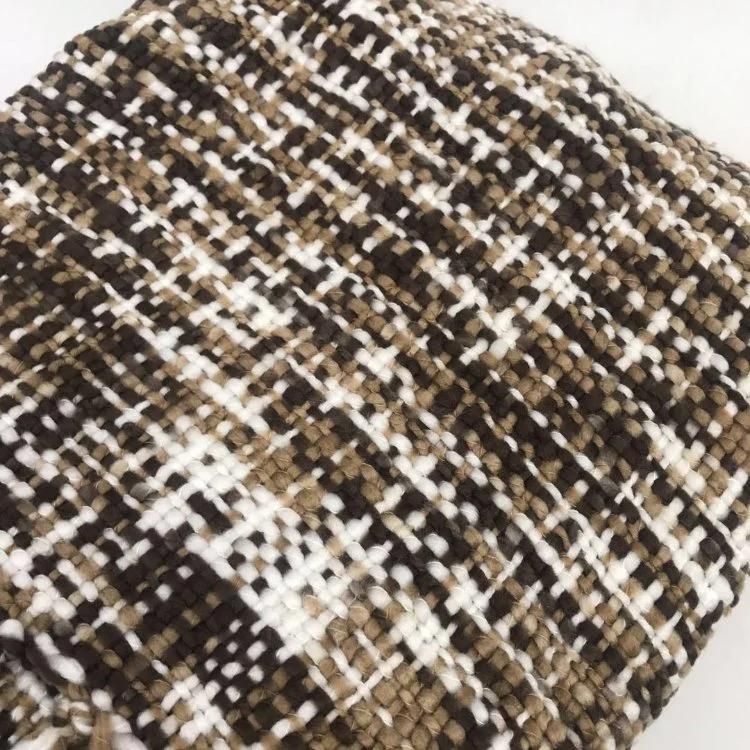 Acrylic Woven Soft Sofa Decor Knit Blanket