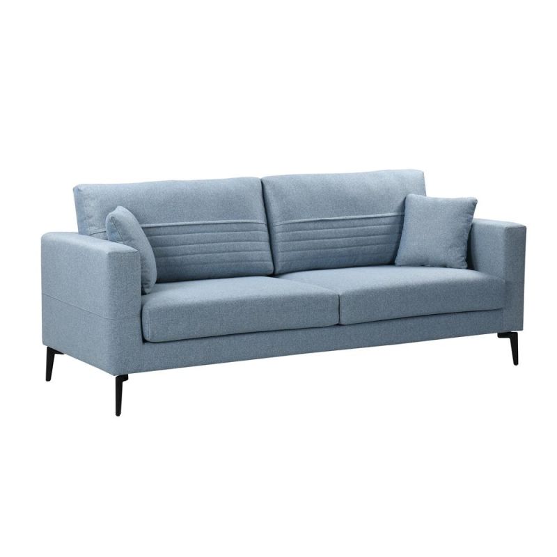 Nova Living Room Collection 1+3 Sectional Sofa in Blue Colour