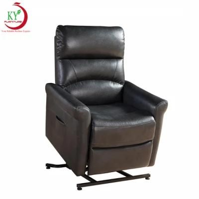 Jky Furniture High Adjustable Leather Electric Lift Recliner Chair Sofa with Massage and Heating Functions for Living Room