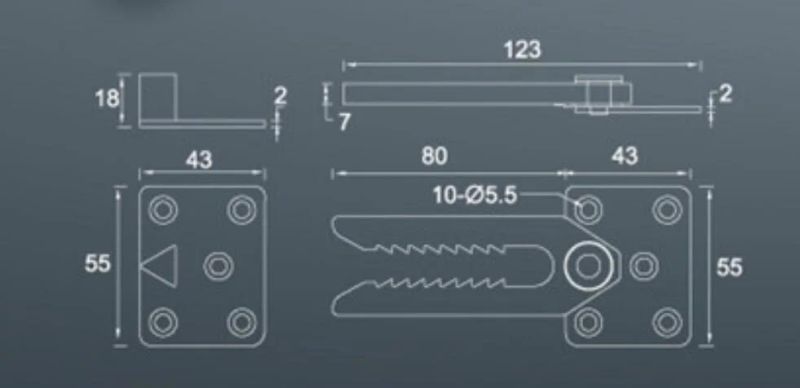 Furniture hinge hardware sofa connector