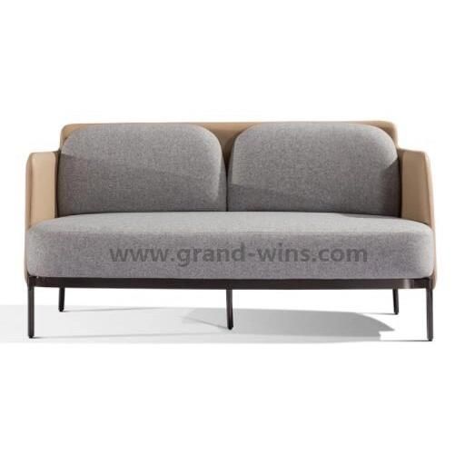 Hotel Furniture Fabric Leather Single Seat Sofa Living Room Chair