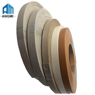 2020 New Design Wood Grain PVC Tape PVC Edge Banding Tape for Furniture