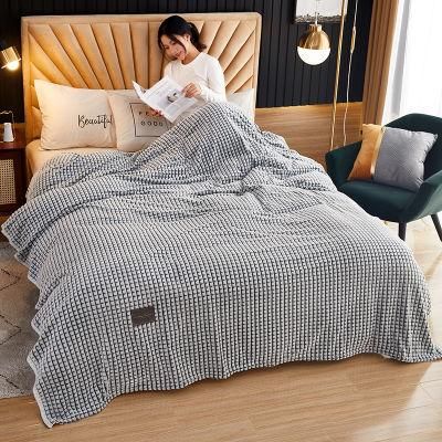 Sherpa Fleece Blanket Twin Size, Super Soft Warm Buffalo Plaid Plush Gig Blankets, Lightweight Cozy Fuzzy Blanket for Couch Sofa