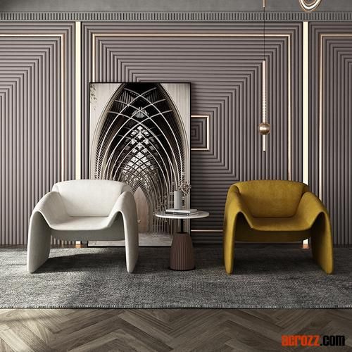 Le Club Chair Modern Design Fabric Lounge Apartment Sofa Chair Original Design Sofa 2 Seater in Vintage Leather Poliform