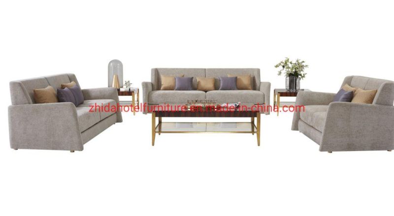Luxury Lounge Sofa 3 Seater Single Sofa for Living Room
