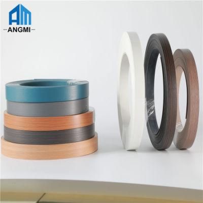 PVC Tape Melamine Tape Wood Veneer Tape Edge Bands Plastic Wood Finish Edge Banding Rolls