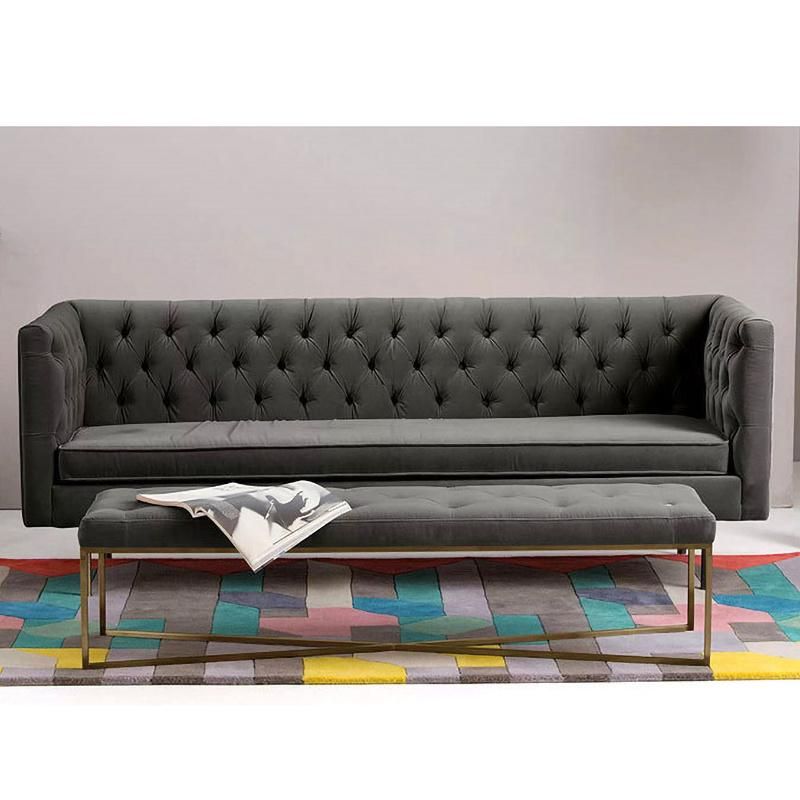 Wholesale Modern Home Hotel Leisure Corner Single Fabric Living Room Sofa