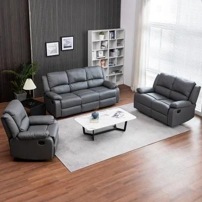 Living Room Sofa Set Manual Recliner 1+2+3 Combined Sofa