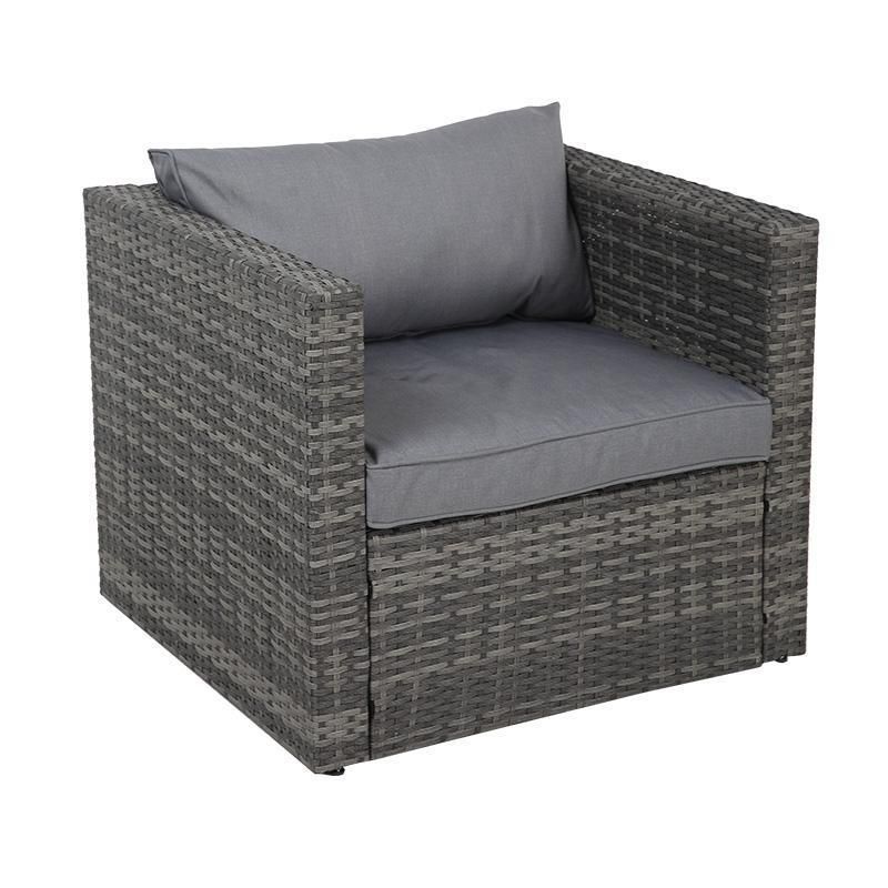 Patio Furniture Steel Frame PE Rattan Outdoor Garden Sofa Sets