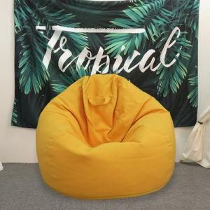 Drop Bean Bag Sofa in Indoor Use-Orange Color