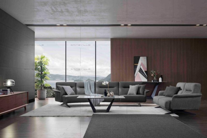 European Furniture Italian Style Furniture Livingroom Sofa Leather Sofa GS9012