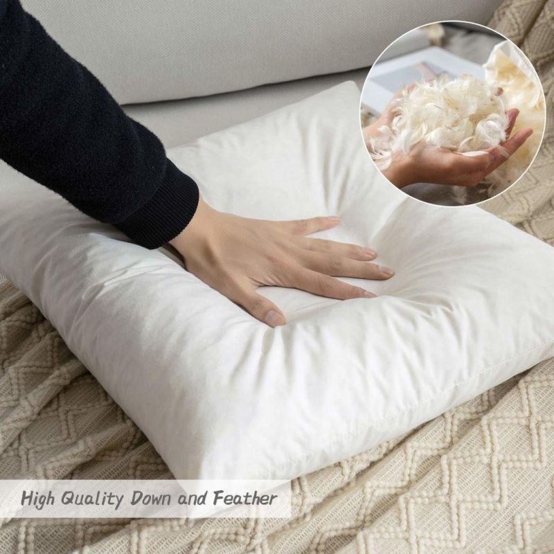 Wholesale China Hotel Polyester/Cotton Goose Down Feather Pillow