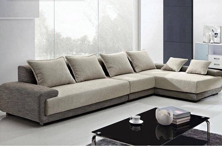 Nordic Cloth Contracted and Contemporary Light Luxurious Size Sitting Room Complete Outfit Combines Furniture New-Style Sofa