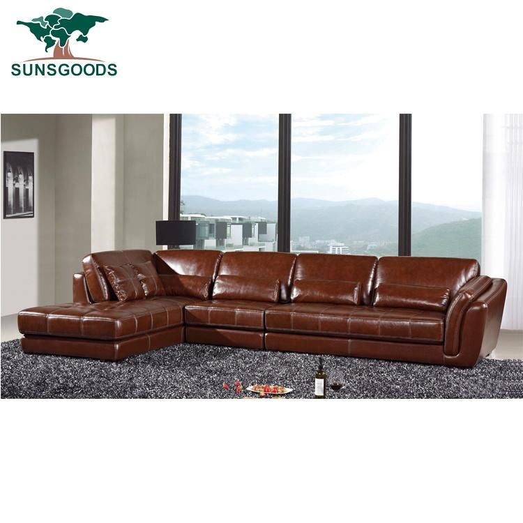 MOQ One Sectional Sofa Modern Living Room Leather Furniture Lounge Chair