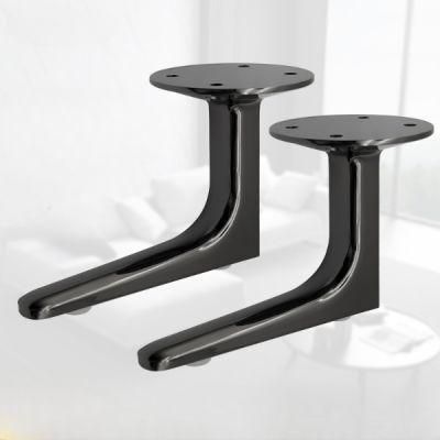 Aluminum Alloy Thickened L-Shaped Sofa Feet Hardware Feet Support Legs Bathroom Cabinet Leg Coffee Table Leg Solid Furniture Accessories Leg