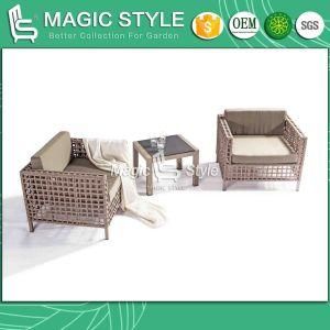 Bandage Sofa Set Leisure Sofa with Cushion Tape Weaving Sofa Set Strip Weaving Furniture Outdoor Furniture Garden Furniture
