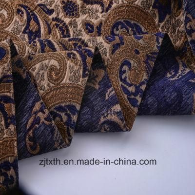 Classical Style Chenille Upholstery Fabric for Sofa