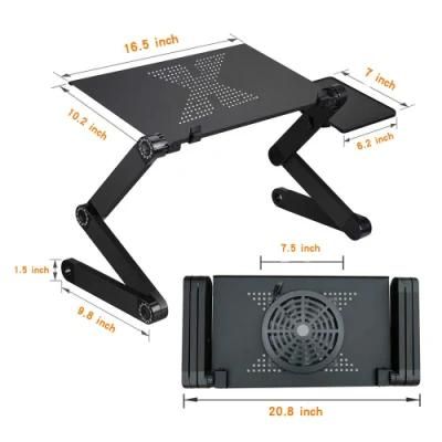 Adjustable Sofa Bed Aluminum Alloy Foldable Tablet Netbook Laptop Stand Table