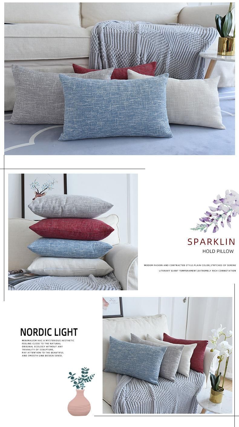 2022 New Hot Cotton and Linen Cushion Wholesale Cushion Cover for Customization
