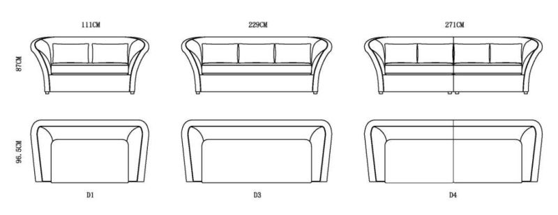 10% off Foshan Factory Home Furniture Couch Modern Furniture European Style Villa Living Room 1 2 3 Seater Fabric Sectional Sofa From Zhida Furniture