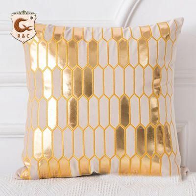 100% Polyester Pure French Linen Hotel Sofa Cushion Cover