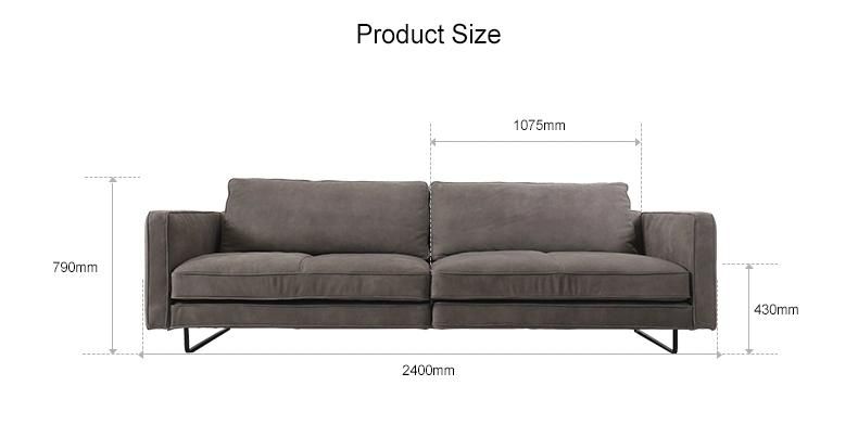 Modern Recliner Living Room Chesterfield Fabric Sofa