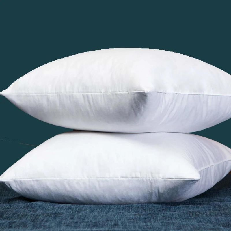 Goose Down Feathers Fill Bedding and Sofa Cushion Pillow Inner Insert Core with Law Label for Hotel and Home