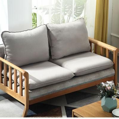 Nordic Oak Japanese Style Simple Modern Living Room Sofa