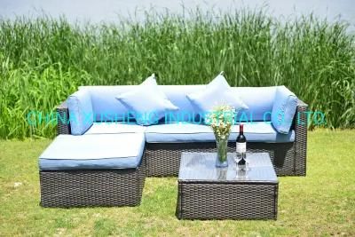 5PCS Kd Modern Leisure Wicker Rattan Patio Home Hotel Office Outdoor Garden Furniture Sofa