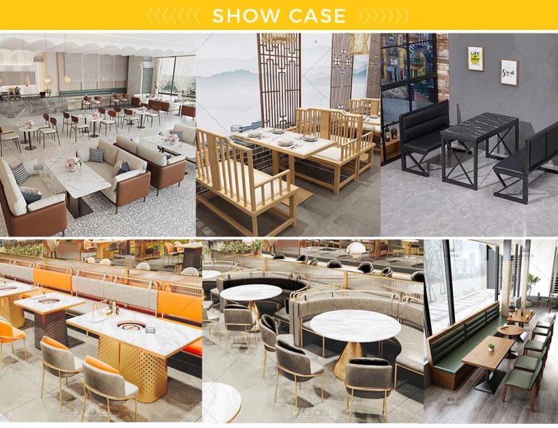 Nordic Leisure Sofa Booth Restaurant and Coffee Shop Dessert Milk Tea Shop Table and Chair Combination