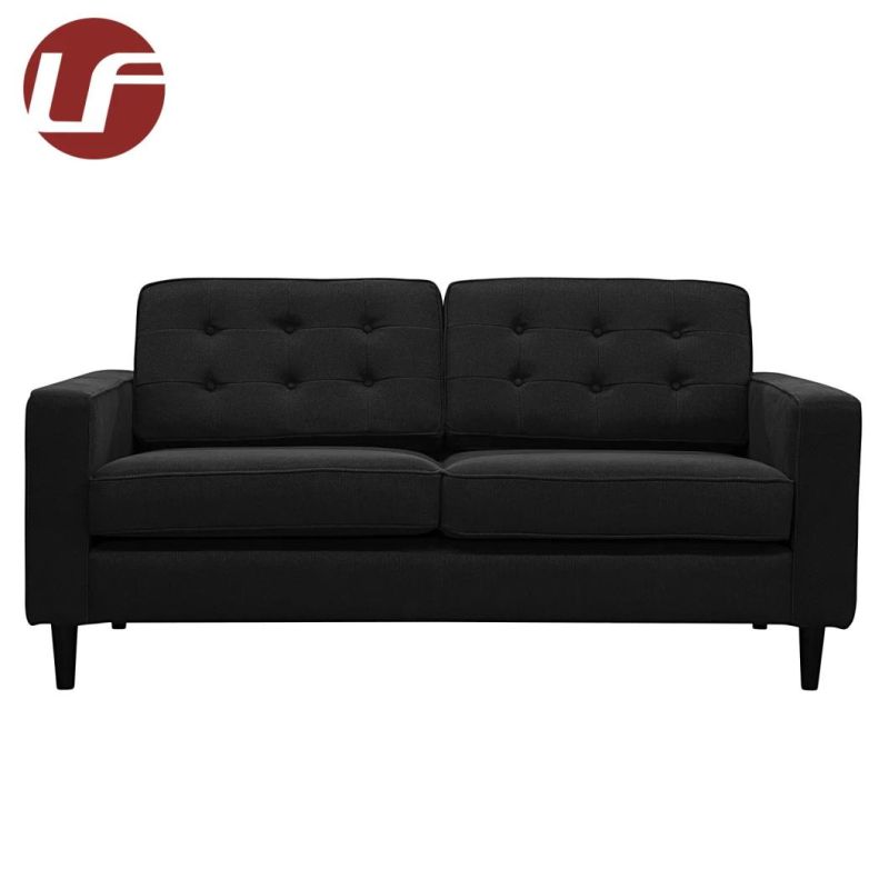 Customized Modern Designs PU Leather Wooden Hotel Lobby Sofa Set