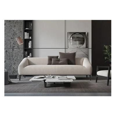 Modern and Simply Design 2 Seater Solid Wood Leg High-Grade Fabrics Sectional Sofa for Home Living Room Furniture