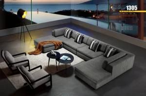 Italy Design Modern U Shape Comfortable Fabric Sofa (1305)