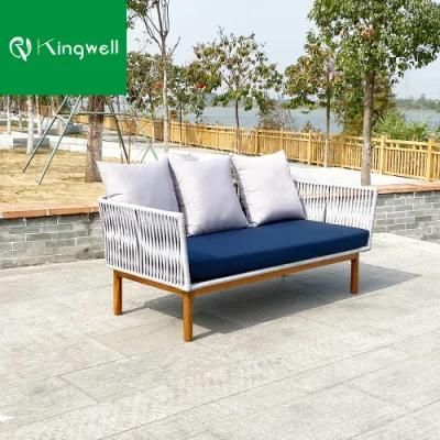 Wholesale Teak Wood Sofa Garden Sets Outdoor Furniture Patio Sets for Hotel
