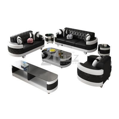 Latest Design Modern Genuine Leather Living Room Sectional Sofa