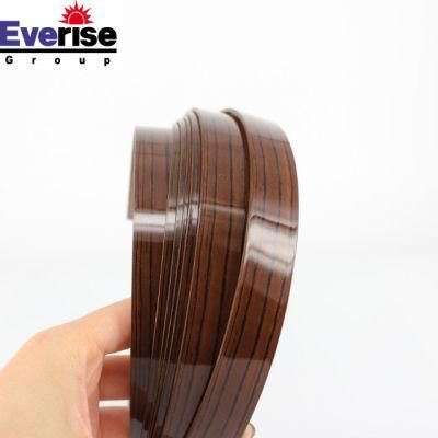 Wood Grain Smooth PVC Melamine Popular Edge Banding in Europe Market