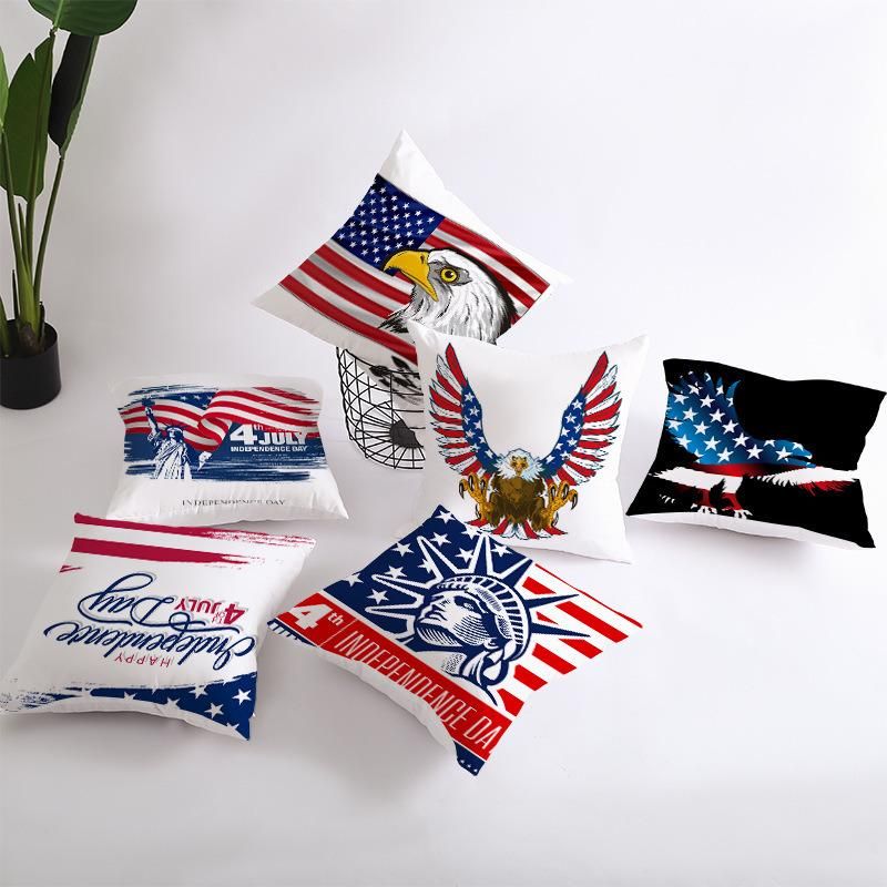 Holiday Decoration Independence Day Eagle Series 4 Sofa Cushion Cover; Back Cushioncover;