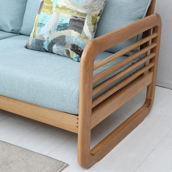 Modern Simple Solid Wood Custom Sofa Set