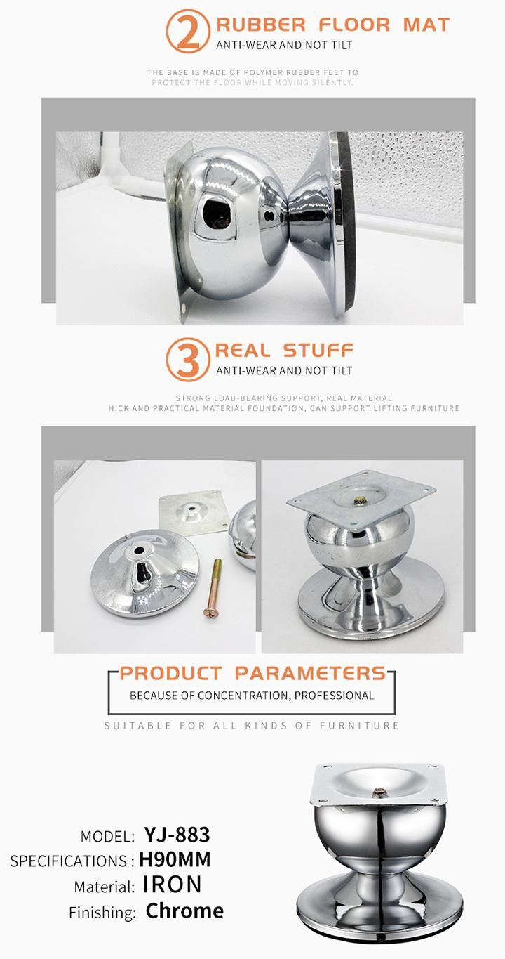Sofa Accessories Part Sofa Leg with Strong Support and Good Surface Finish