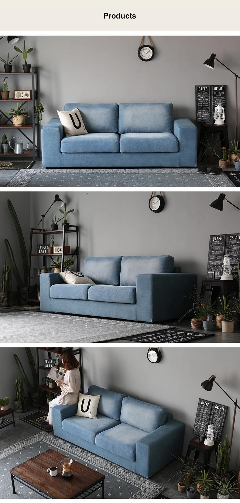 with Armrest Medium Back Furniture Living Room Modern Design Sofa Factory Price