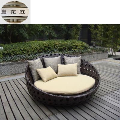 Large Circle Rattan Patio Garden Rattan Chair Sofa Outdoor Furniture