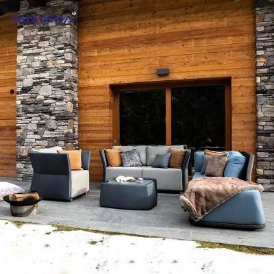 Quality Modern Villa Sofa Set with Durable Aluminum Frame