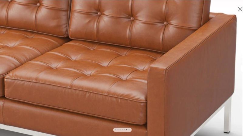 Vintage Leather Sofa 3 Seater 6112-3#